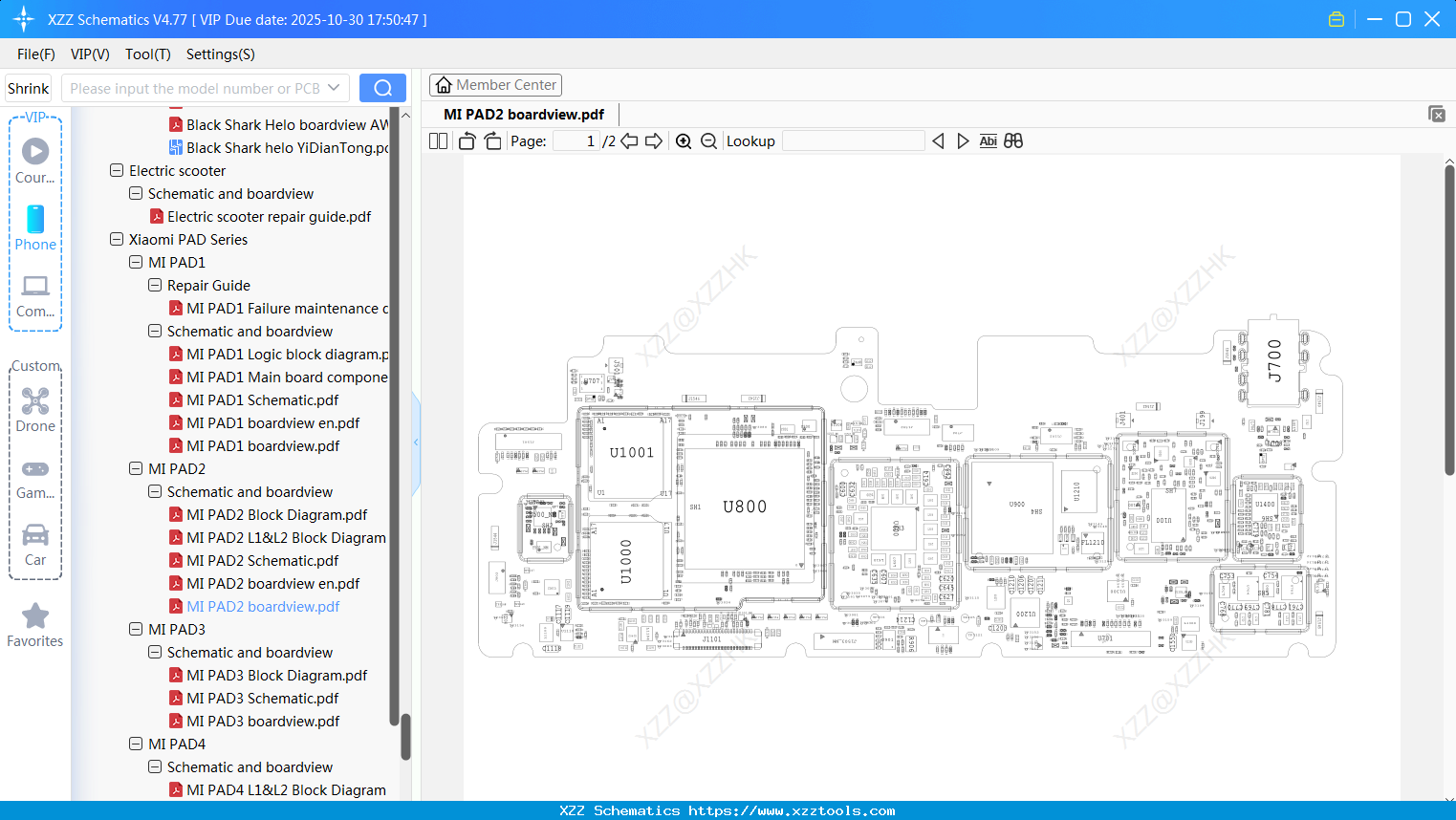 Xiaomi MI PAD2 Boardview